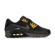 Air Max 90 Lav Sko Svart/Blå