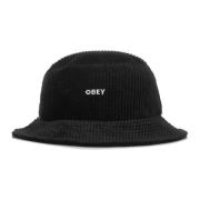 Modig Cord Bucket Hat Svart