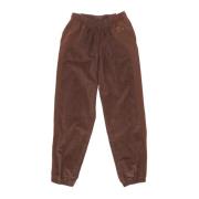 Corduroy Fleece High-waisted Tracksuit Bukser