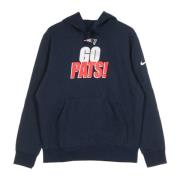 Lokal Klubb Fleece Hoodie i Lagfarger