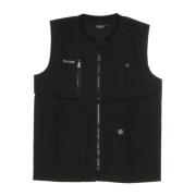 Svart Ripstop Vest for Menn