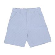 Stripete Denim Shorts