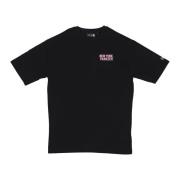 Yankees Wordmark Oversize Tee Svart/Rosa