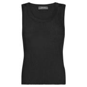 Ribbet Strikket Tank Top