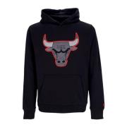 Chicago Bulls Logo Hettegenser Svart/Rød