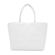 Quiltet DG Logo Skinn Tote Bag