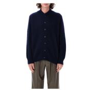 Navy Strikkevarer Four Eyes Cardigan