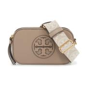 Kornet skinn mini crossbody veske