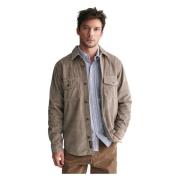 Corduroy Overshirt Top