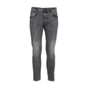 Yaren Grå Marmor Tapered Jeans