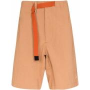 Casual Oransje Bomull Bermuda Shorts