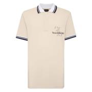 Casual kortermet poloskjorte beige