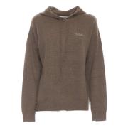 Hasselnøtt Strikket Hettegenser Sweatshirt Aw24