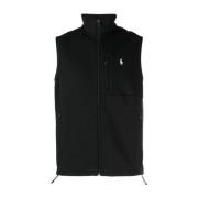 Casual Svart Bomull Polyester Vest