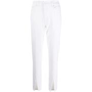 Hvit Slim Fit Straight Jeans