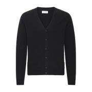 Klassisk V-hals Lamull Cardigan