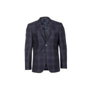 Blå Zafferano Blazer Regular Fit