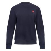 Navy Sweatshirt - Klassisk Avslappet Stil