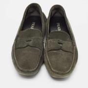 Pre-owned Suede flats