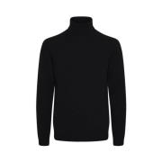 Svart Roll Neck Genser