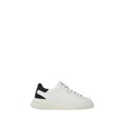 Hvite Casual Sneakers for Menn