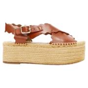 Pre-owned Leather espadrilles