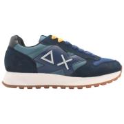 Bicolor Sneakers Ottanio/Navy Blu