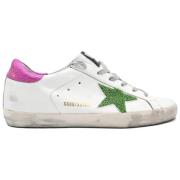 Superstar White Green Star Sneakers