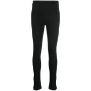 Casual Svart Nylon Leggings