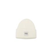 Chunky Rib Logo Beanie Hodeplagg