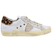 Leopardmønstret Lave Top Sneakers