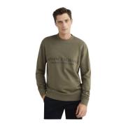 Bomull Logo Sweatshirt - Armani Exchange