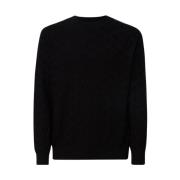 Svart Genser Logo Pullover