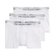 Hvit Polo Ralph Lauren Classic 3 Pack Trunk Bokser 3Pk