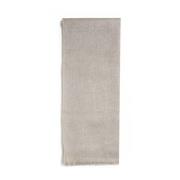 Beige Lamé Strikket Frynset Skjerf