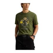 Grønn Polo Ralph Lauren Short Sleeve T-Shirt Polo Bear T-Shirt