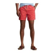 Rød Polo Ralph Lauren Flat Short Shorts