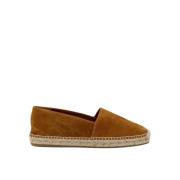 Brun Semsket Slip-On Espadrilles