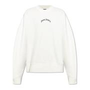 Sweatshirt med logo