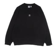 Svart Crewneck Sweatshirt Loungewear Essential