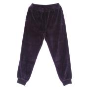 Chenille Sweatpants Dark Iris Damebukse