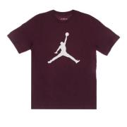 Crew Neck T-skjorte Bordeaux/Hvit