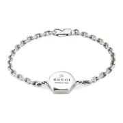 925 sterling sølv armbånd med Gucci varemerke sjarm