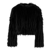 Vintage Fun Fur Kort Jakke