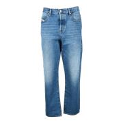 Bomullsblanding Stilige Jeans