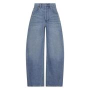 Oversized Rund Lav Rise Jeans