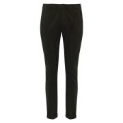 Brun Bomull Stretch Slim Fit Bukser