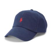 Marineblå Sport Cap med brodert logo