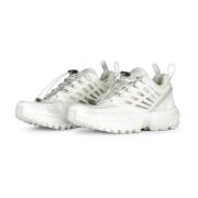 Sporty Sneaker med Pustende Mesh-elementer