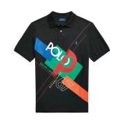 Klassisk passform Logo Mesh Polo Shirt